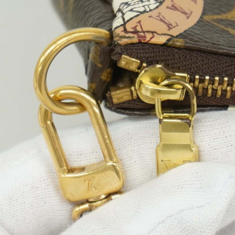 LOUIS VUITTON Brown Monogram Pochette Pouch - Picture 7 of 10
